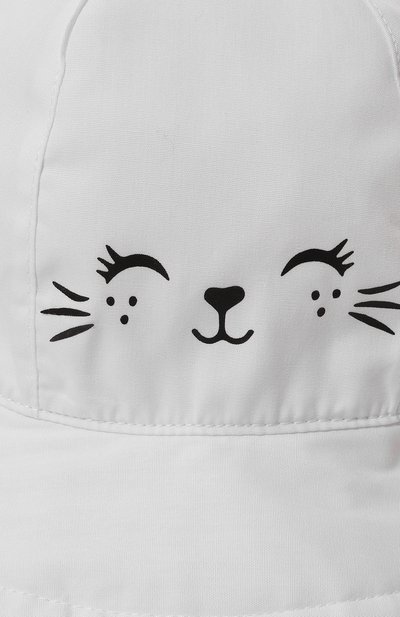 Хлопковая панама IL TRENINO белого цвета по цене 6995 руб., арт. FB-3043, фото 3 Хлопковая панама IL TRENINO, арт. FB-3043, фото 3