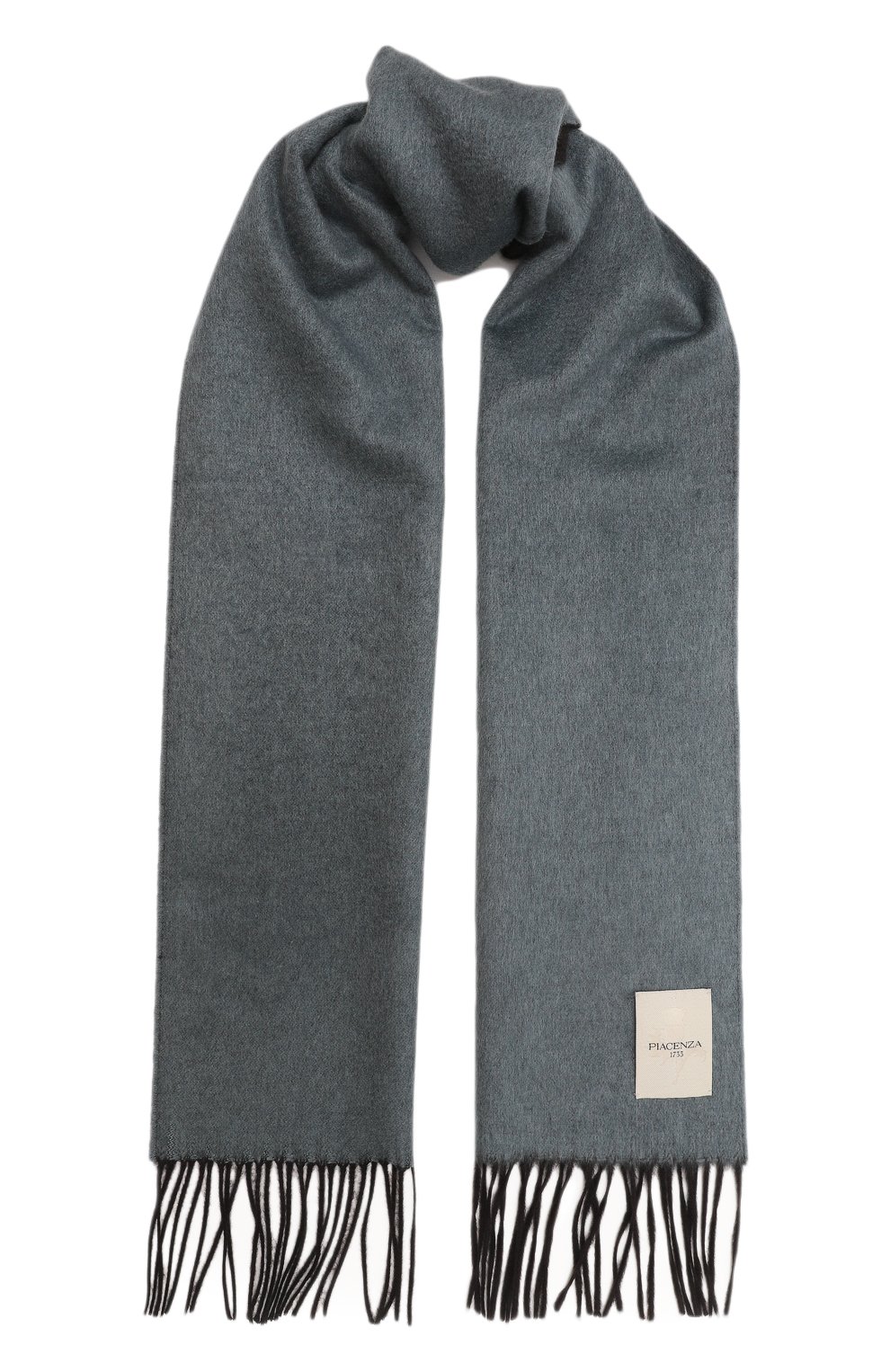 Шарф из шелка и кашемира PIACENZA CASHMERE 1733 бирюзового цвета по цене 19900 руб., арт. 82249/44, фото 1 Шарф из шелка и кашемира PIACENZA CASHMERE 1733, арт. 82249/44, фото 1