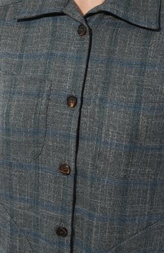 Рубашка из шерсти и вискозы KITON, арт. D50429K0511C, фото 5
