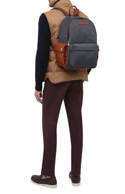 Текстильный рюкзак BRUNELLO CUCINELLI, арт. MBLEU243, фото 2