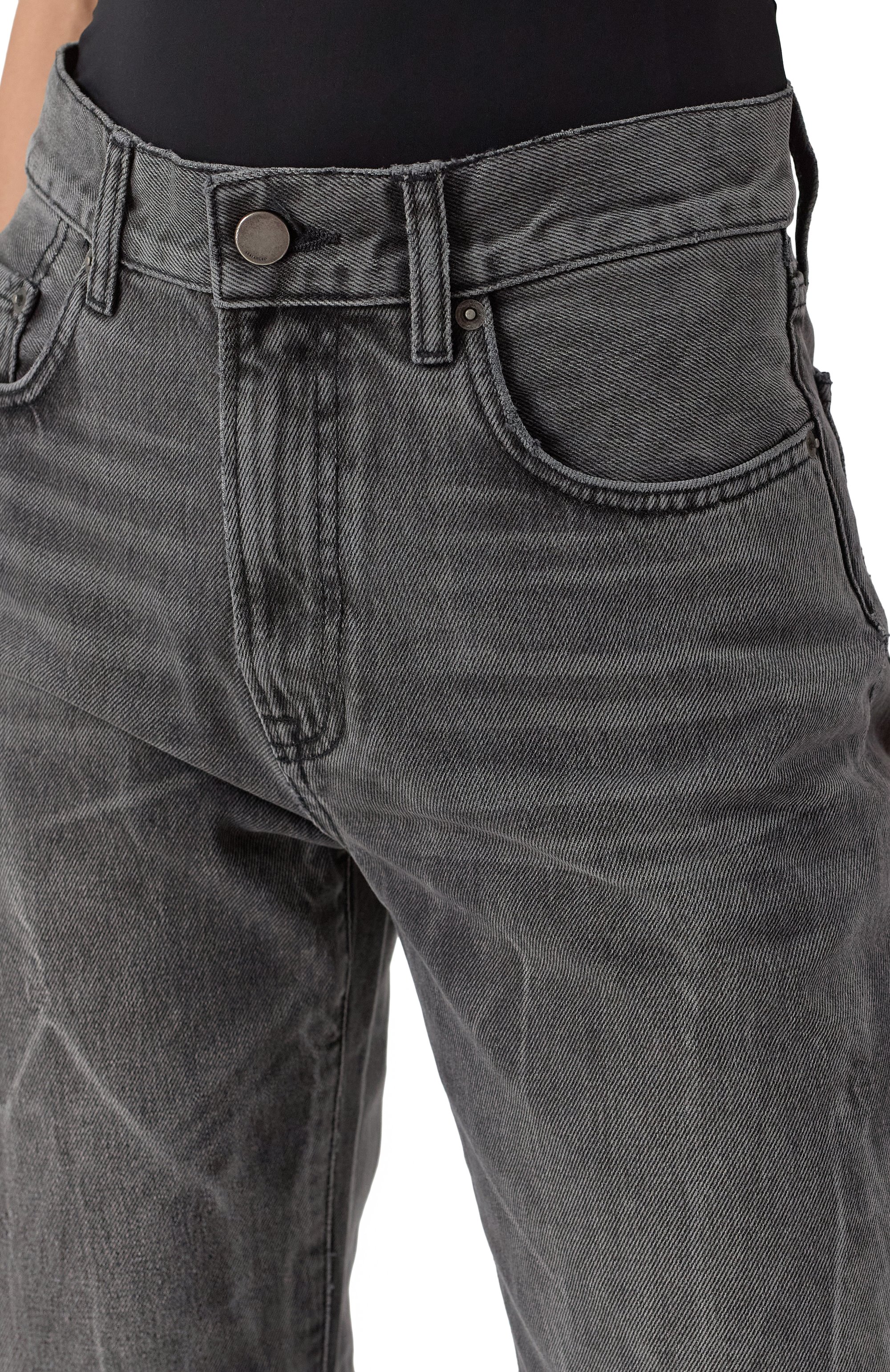 Джинсы LESYANEBO серого цвета по цене 25700 руб., арт. SS24/DENIMLVR001, фото 5 Джинсы LESYANEBO, арт. SS24/DENIMLVR001, фото 5