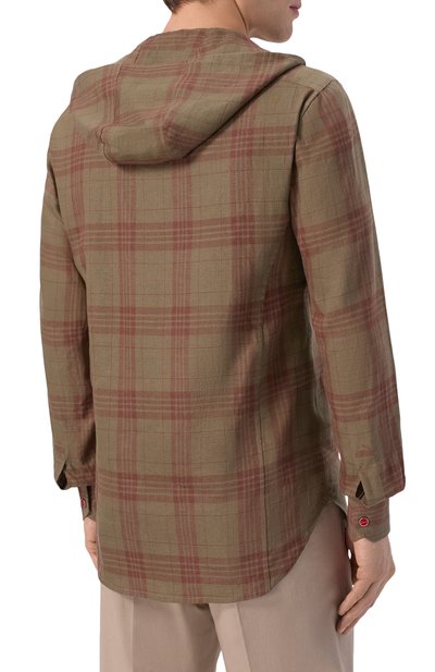 Льняная рубашка KITON, арт. UMCMARH0926907, фото 4