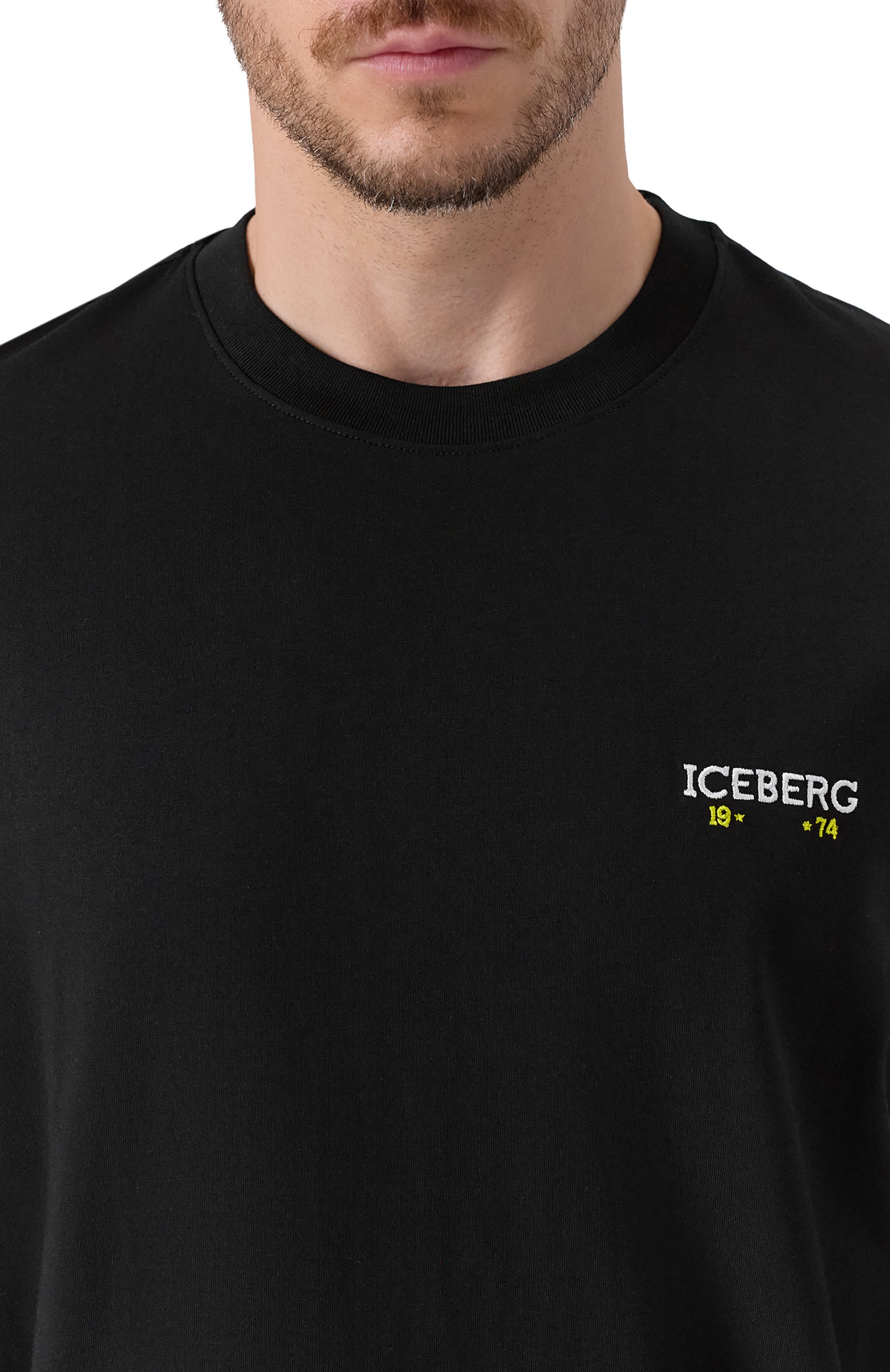Хлопковый лонгслив ICEBERG, арт. F04A/6306, фото 5