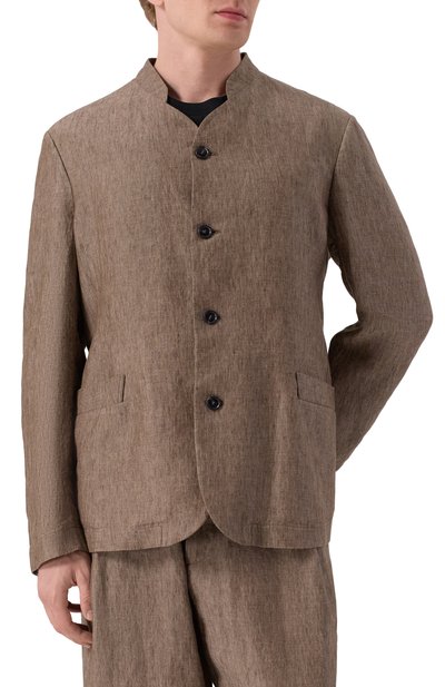Льняной пиджак GIORGIO ARMANI, арт. GM001742/AF17957, фото 4