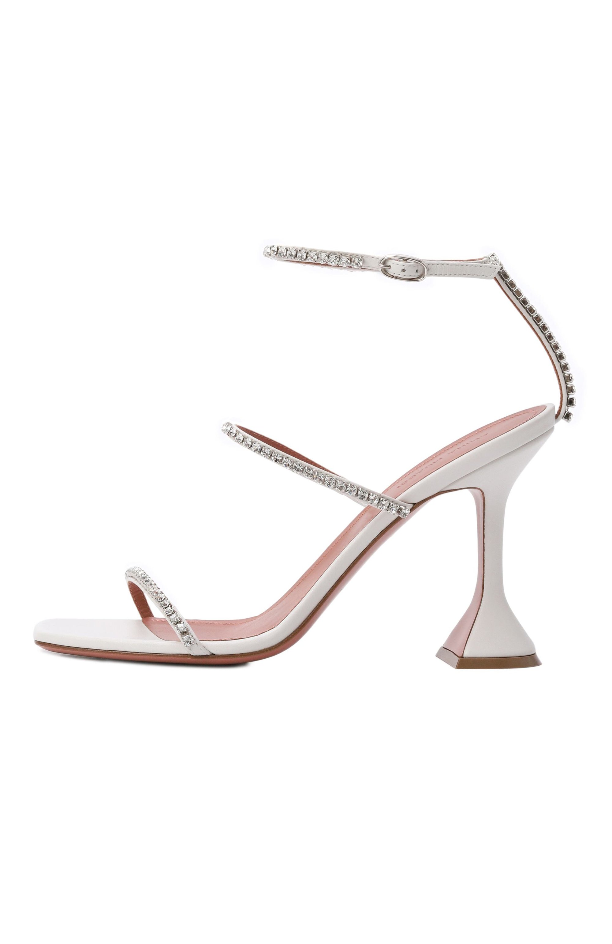 Кожаные босоножки gilda 95 AMINA MUADDI, арт. GILDA SANDAL 95/NAPPA, фото 4