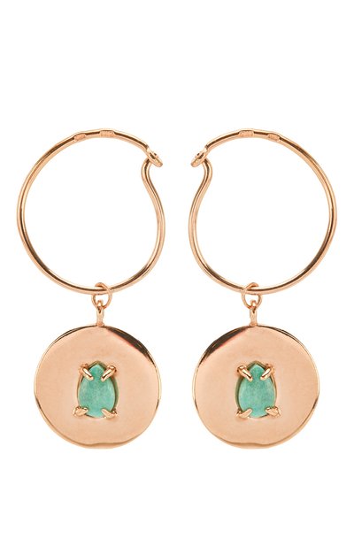 Серьги с бирюзой: стрелец MOONKA, арт. in-er-trq, фото 1