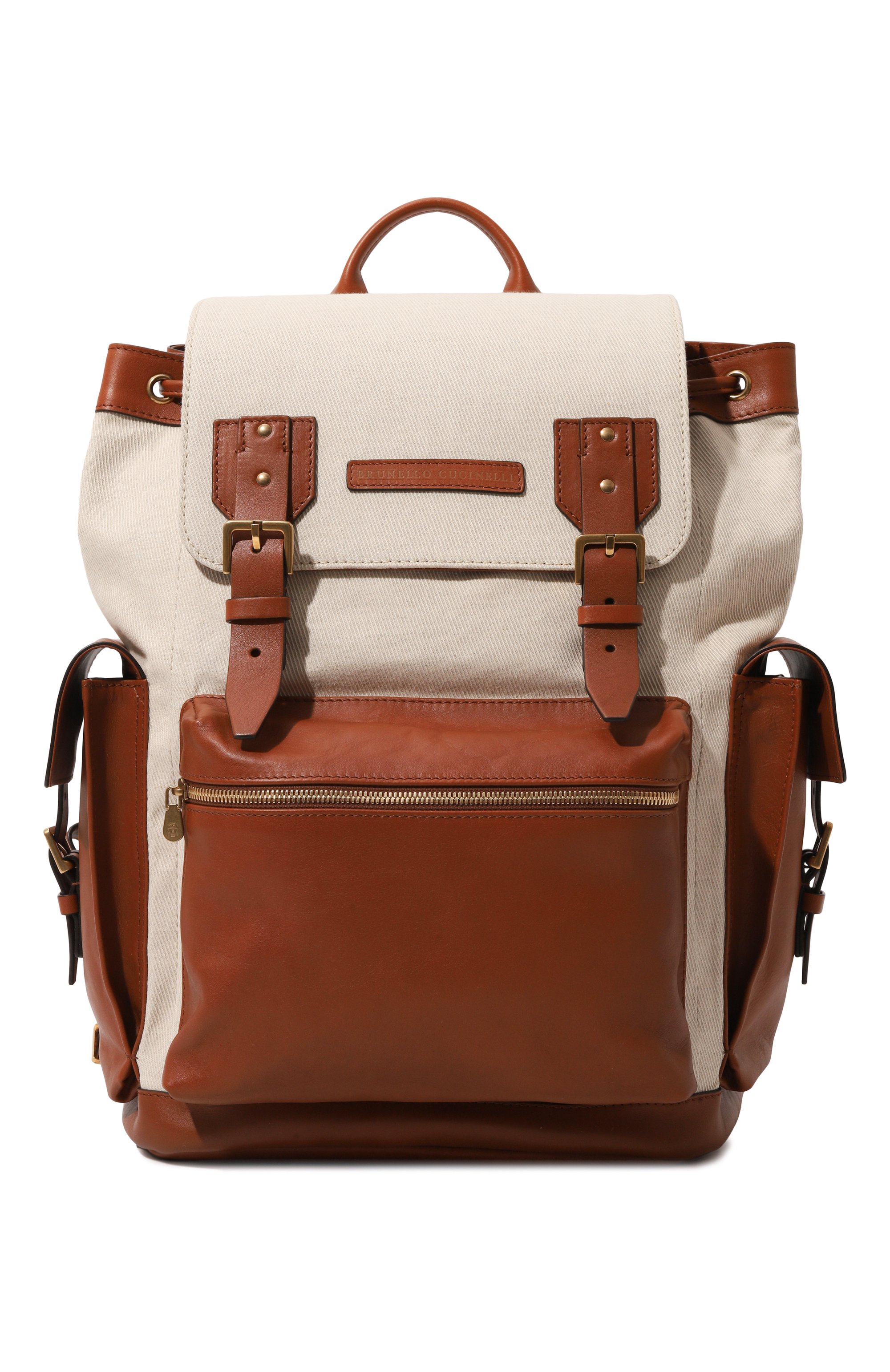 Рюкзак city BRUNELLO CUCINELLI кремового цвета по цене 431000 руб., арт. MBYEU356, фото 1 Рюкзак city BRUNELLO CUCINELLI, арт. MBYEU356, фото 1