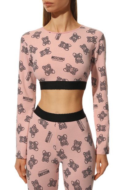 Хлопковый топ MOSCHINO, арт. A1802/9011, фото 3