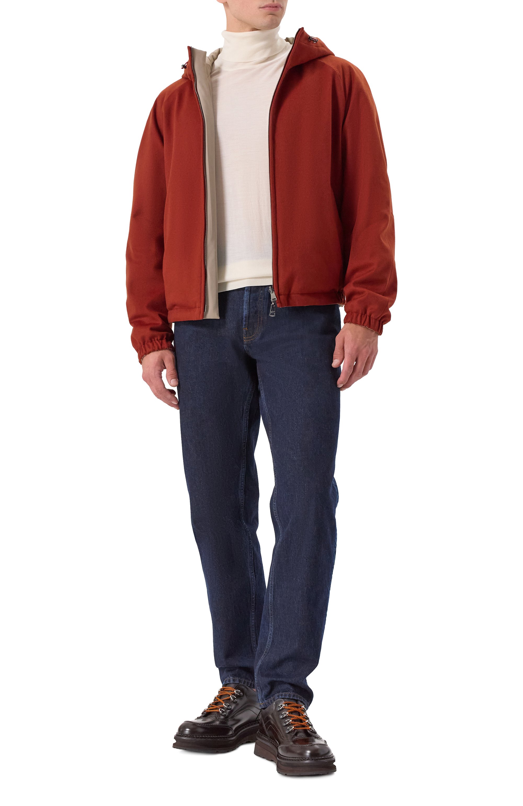 Кожаные ботинки BARRETT темно-коричневого цвета по цене 82500 руб., арт. 252U055.4, фото 2 Кожаные ботинки BARRETT, арт. 252U055.4, фото 2