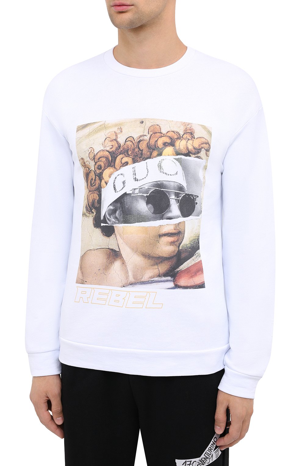 Хлопковый свитшот DIEGO VENTURINO, арт. FW20-DV FLG IRP, фото 3