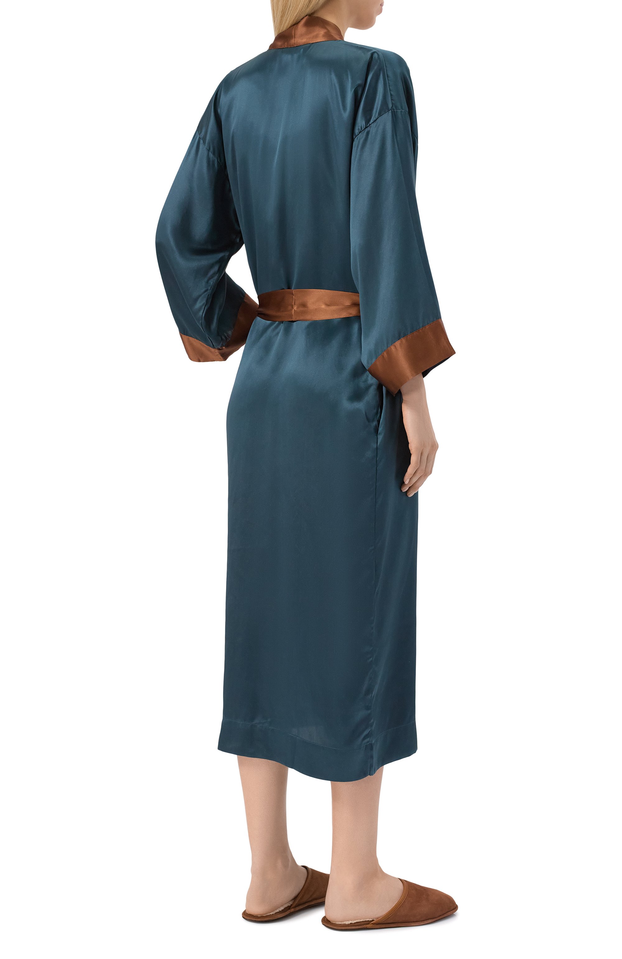 Шелковый халат FRETTE, арт. 25109105 00F 00915, фото 4