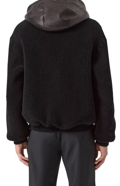 Бомбер из кашемира и шелка MVST черного цвета по цене 456500 руб., арт. TXECK-ES4390/LC1637, фото 4 Бомбер из кашемира и шелка MVST, арт. TXECK-ES4390/LC1637, фото 4