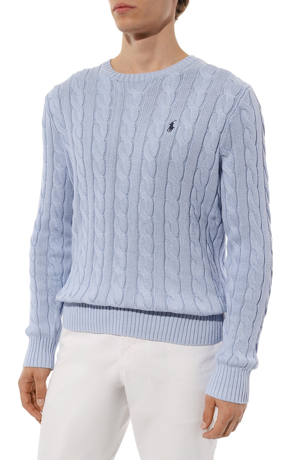 Хлопковый свитер POLO RALPH LAUREN, арт. 710775885, фото 3