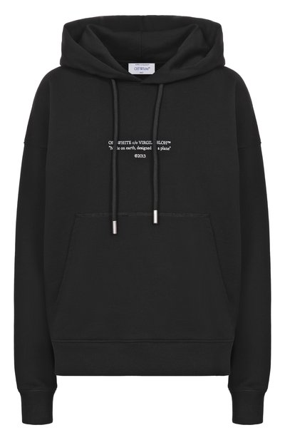 Женский хлопковое худи OFF-WHITE, арт. 0WBB06DF25FLE004