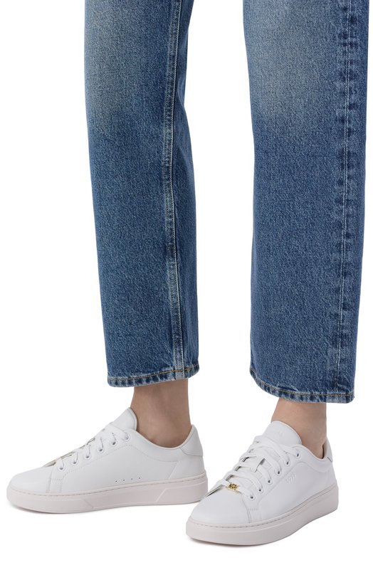 Кожаные кеды Kieran BOSS 50548110 Белый  50548110 Фото 2