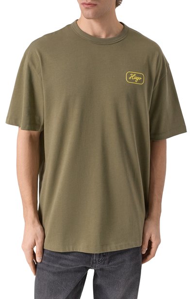 Хлопковая футболка HUGO BLUE, арт. 50534754, фото 3