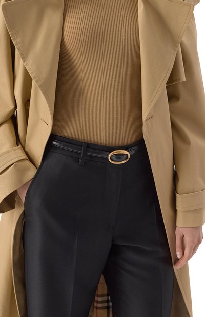 Кожаный ремень SAINT LAURENT черного цвета по цене 49950 руб., арт. 756409/AACJG, фото 2 Кожаный ремень SAINT LAURENT, арт. 756409/AACJG, фото 2