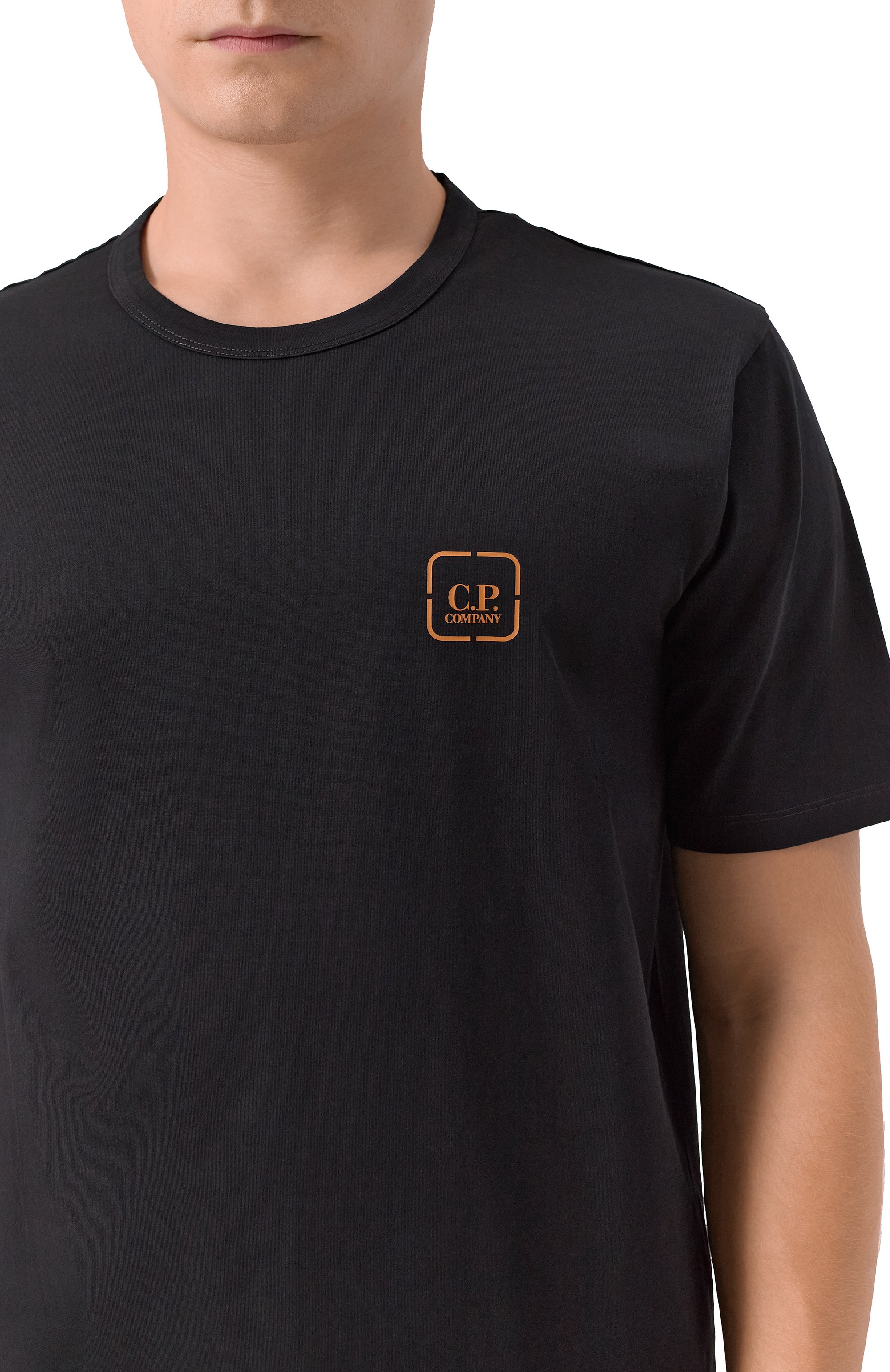 Хлопковая футболка C.P. COMPANY, арт. 19CLTS054A006370W, фото 5