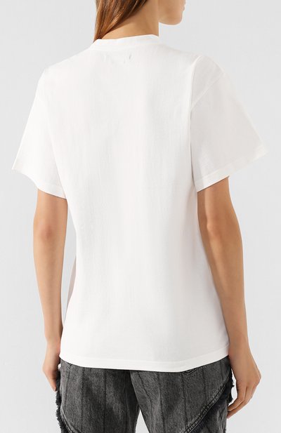 Хлопковая футболка ISABEL MARANT, арт. TS0462-19H043I/YATES, фото 4