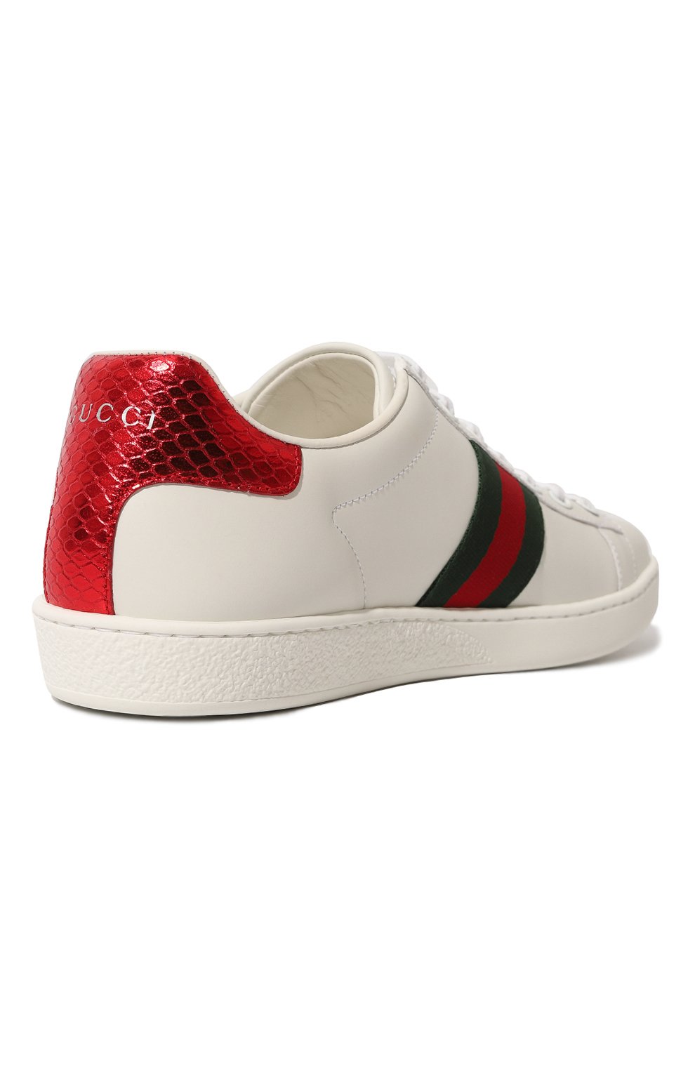 Кожаные кеды new ace GUCCI, арт. 431942 A38G0, фото 5