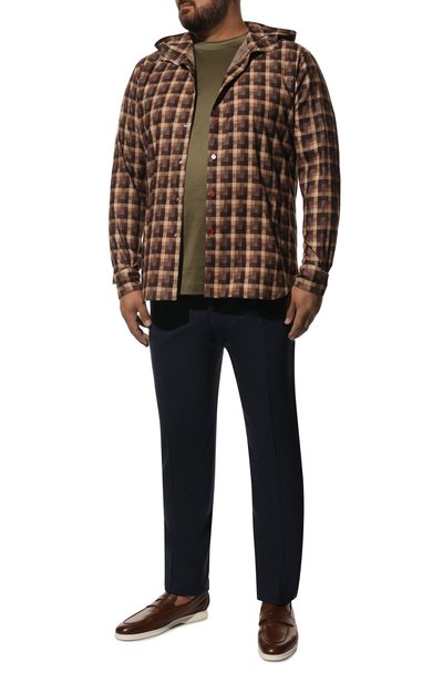 Хлопковая рубашка KITON, арт. UMCMARH0830802/46-50, фото 2