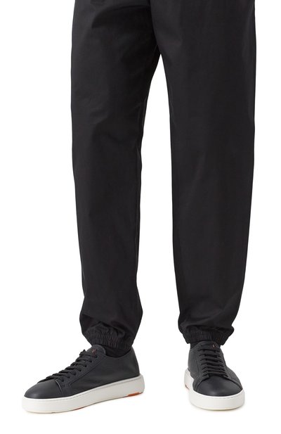 Кожаные кеды cleanic SANTONI, арт. MBCG21571BARCMMD, фото 3