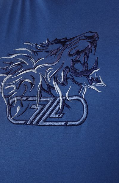 Хлопковая футболка ZILLI, арт. MBZ-NT580-LE0N1/MC01/62-64, фото 5