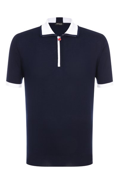 Мужская хлопковое поло KITON, арт. UMK0571V111A