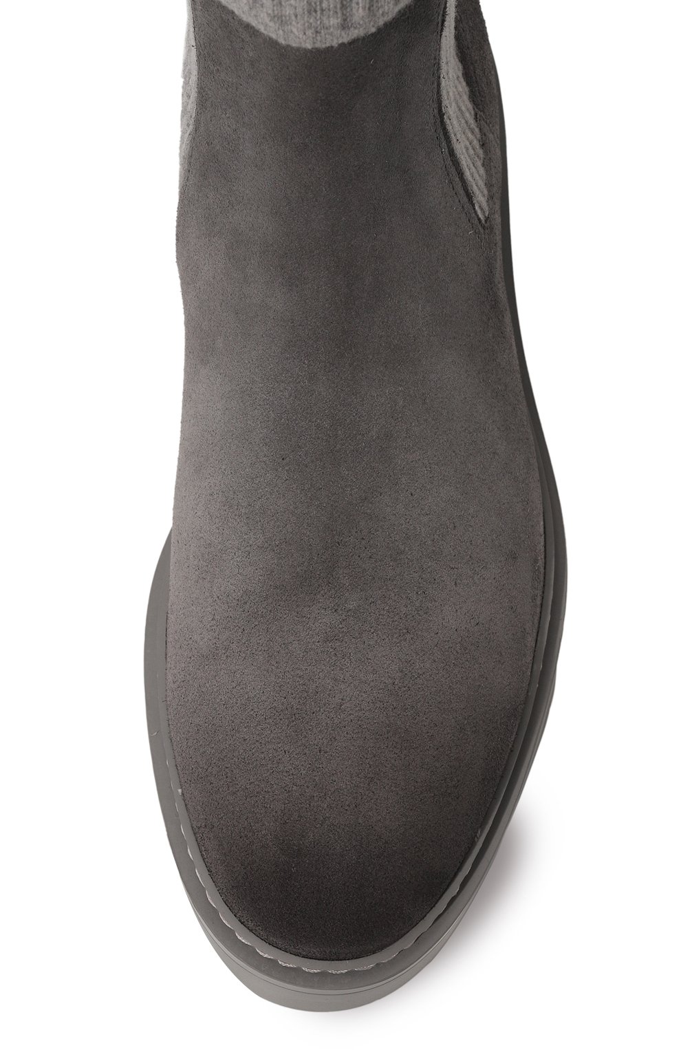 Замшевые челси SANTONI серого цвета по цене 96350 руб., арт. WTHG71314GRINHTA, фото 6 Замшевые челси SANTONI, арт. WTHG71314GRINHTA, фото 6