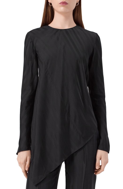 Топ из вискозы Ann Demeulemeester B0013131/FA564 Чёрный  B0013131/FA564 Фото 3
