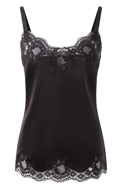 Женская топ из шелка и хлопка DOLCE & GABBANA, арт. 07A00T/0N013