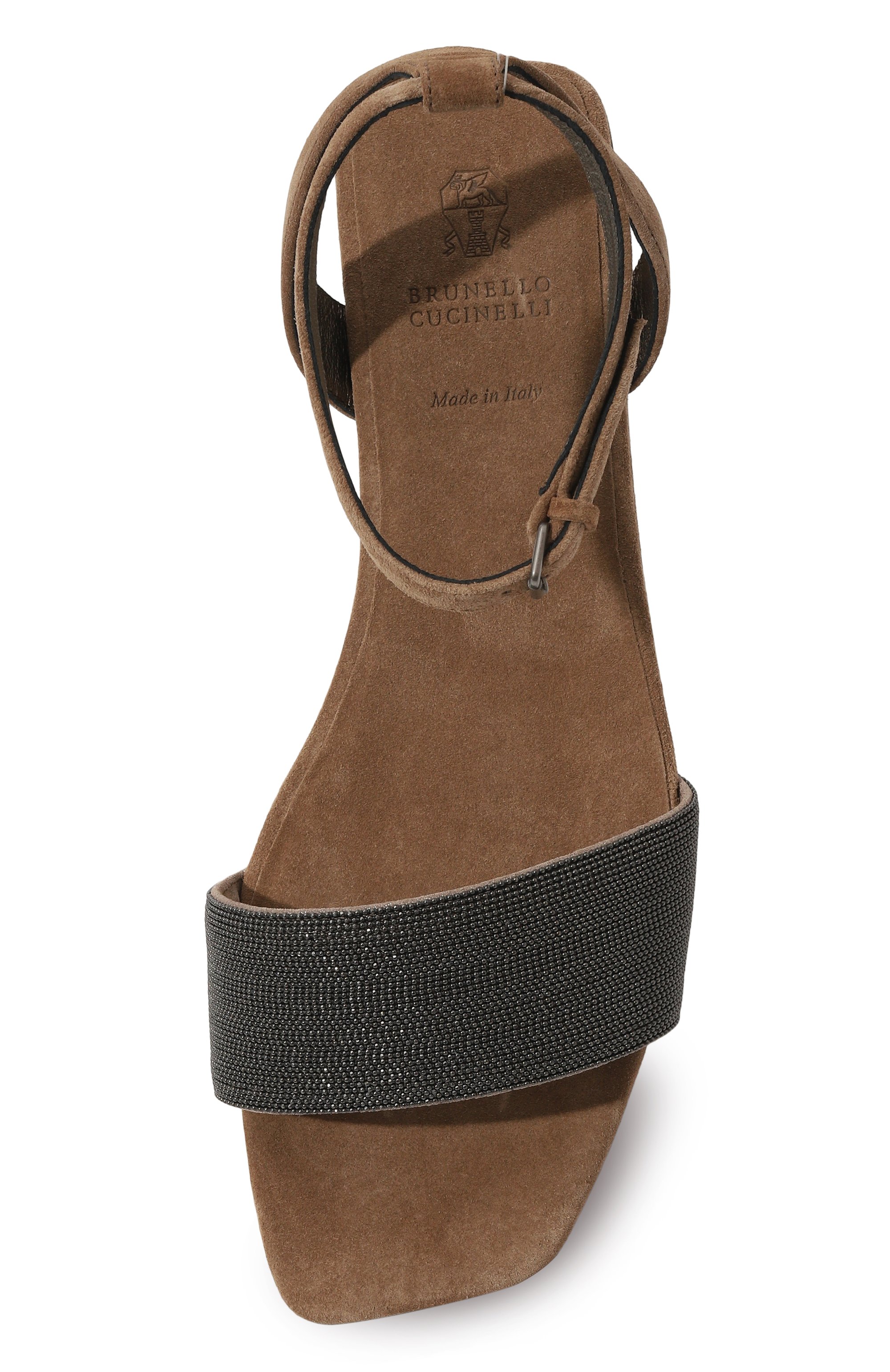 Замшевые сандалии BRUNELLO CUCINELLI, арт. MZSFCB1321, фото 6