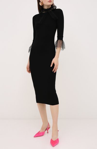 Платье из вискозы REDVALENTINO, арт. UR3KD00R/58J, фото 3