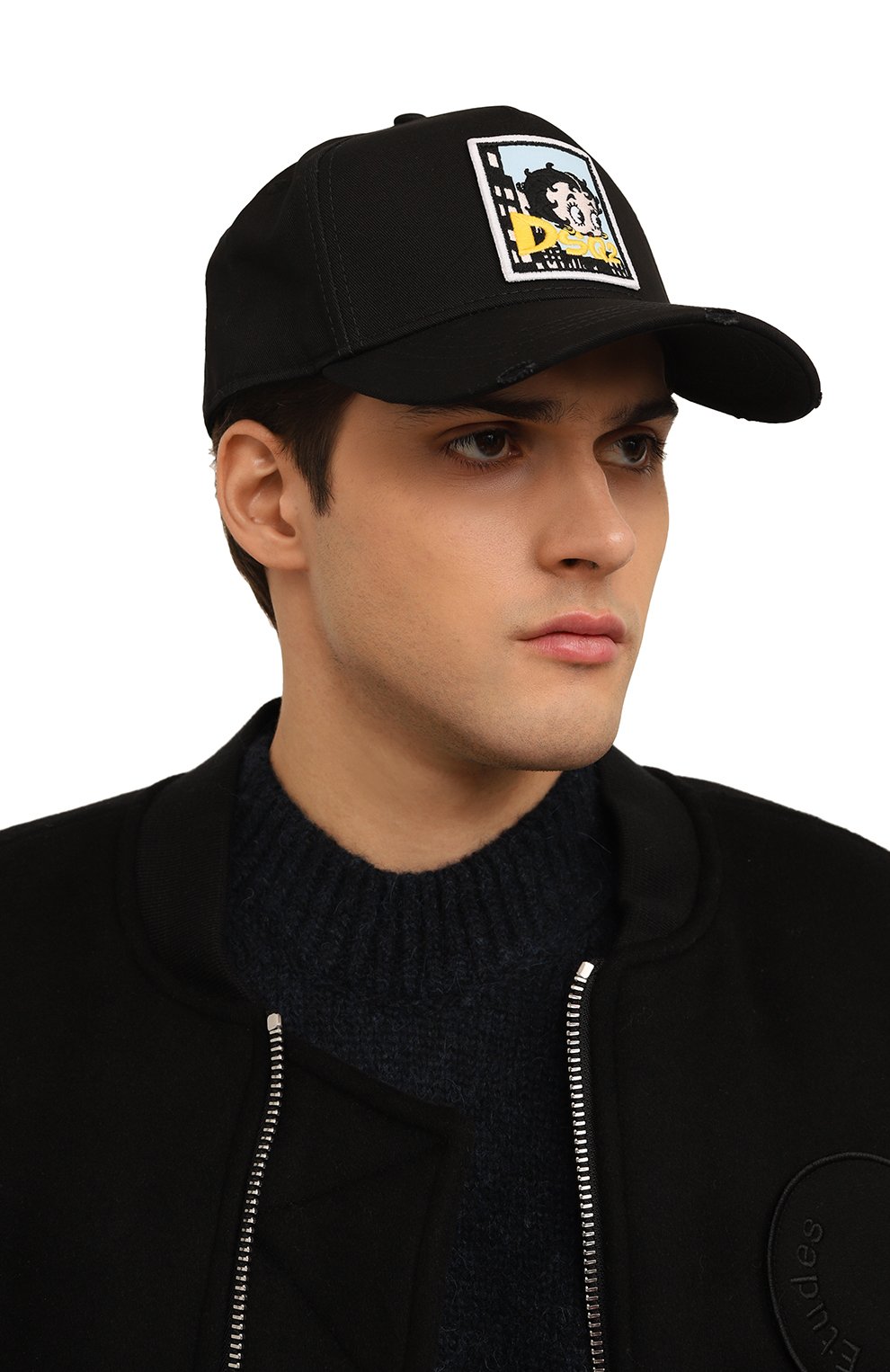 Хлопковая бейсболка DSQUARED2, арт. BCM0776/05C00001, фото 2