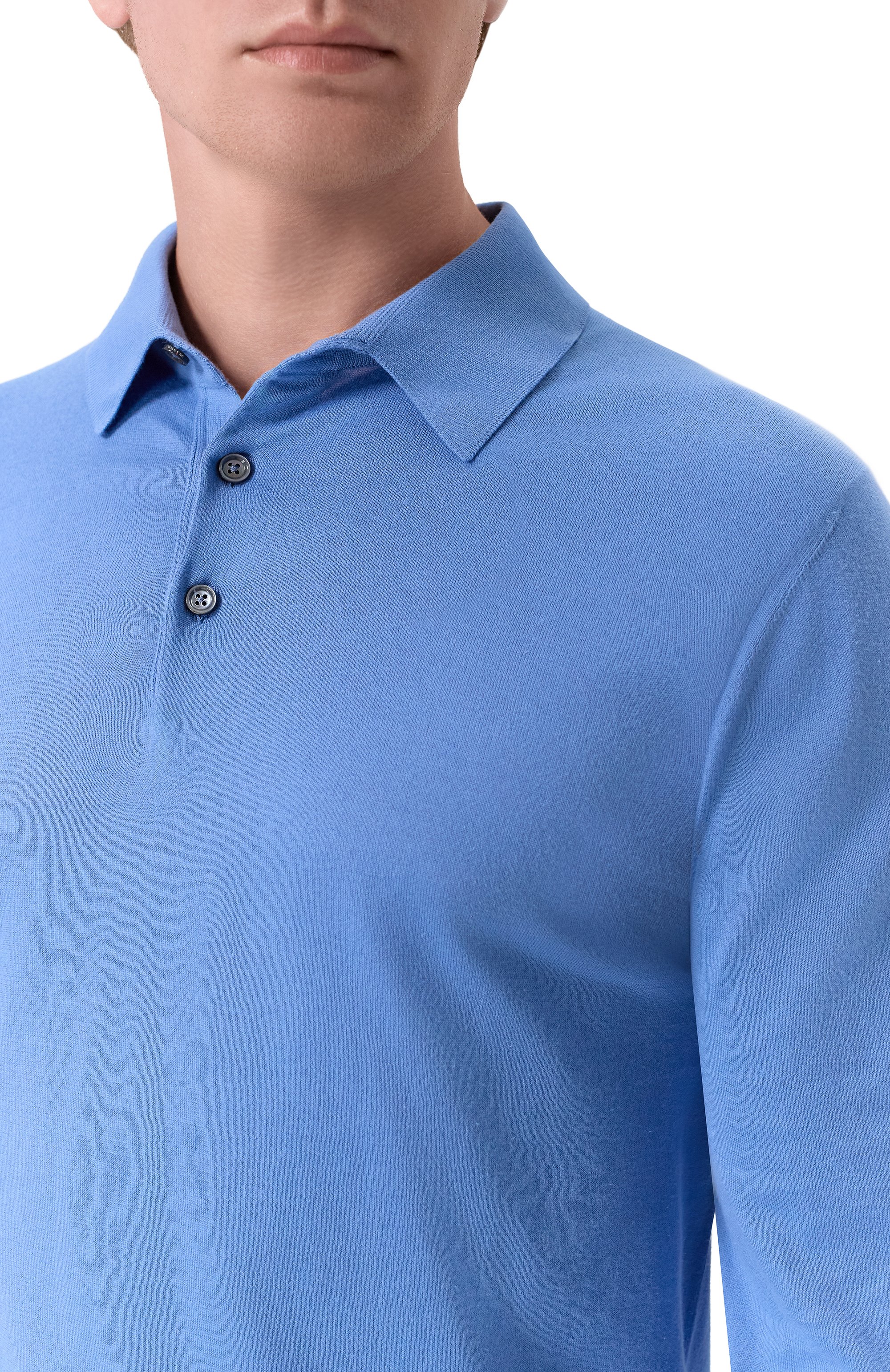 Хлопковое поло KITON, арт. UMKXX35_001, фото 5