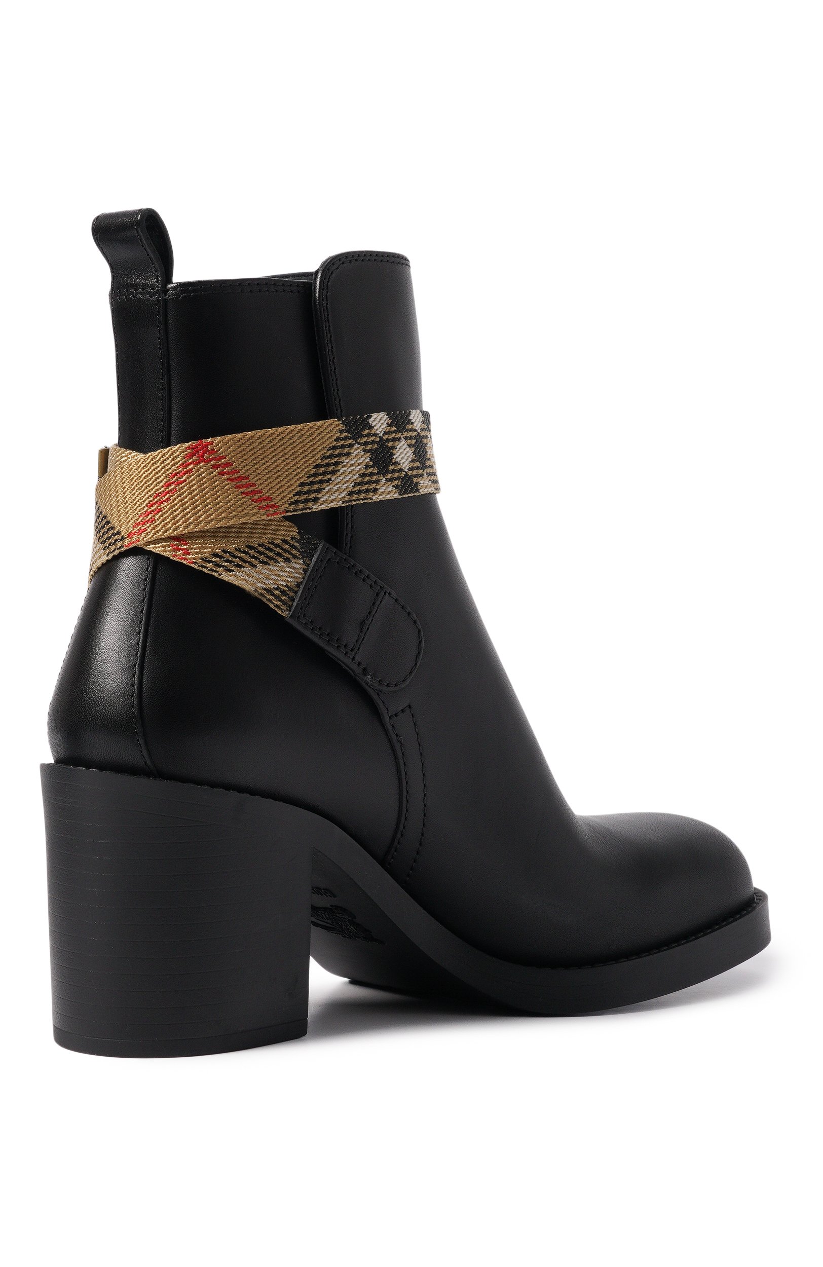 Кожаные ботильоны huntley 75 BURBERRY, арт. 8128780, фото 5
