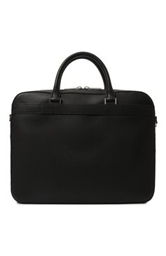 Мужская портфель BOSS черного цвета, арт. 50512094 | Фото 6 (Ремень/цепочка: На ремешке; Размер: large; Материал: Натуральная кожа; Сумки-технические: Портфели)