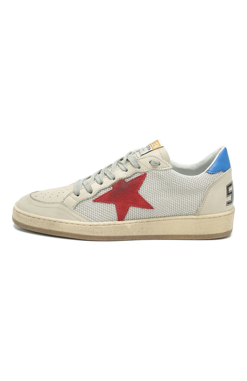 Комбинированные кеды ball star GOLDEN GOOSE DELUXE BRAND, арт. G34MS592.T2, фото 3
