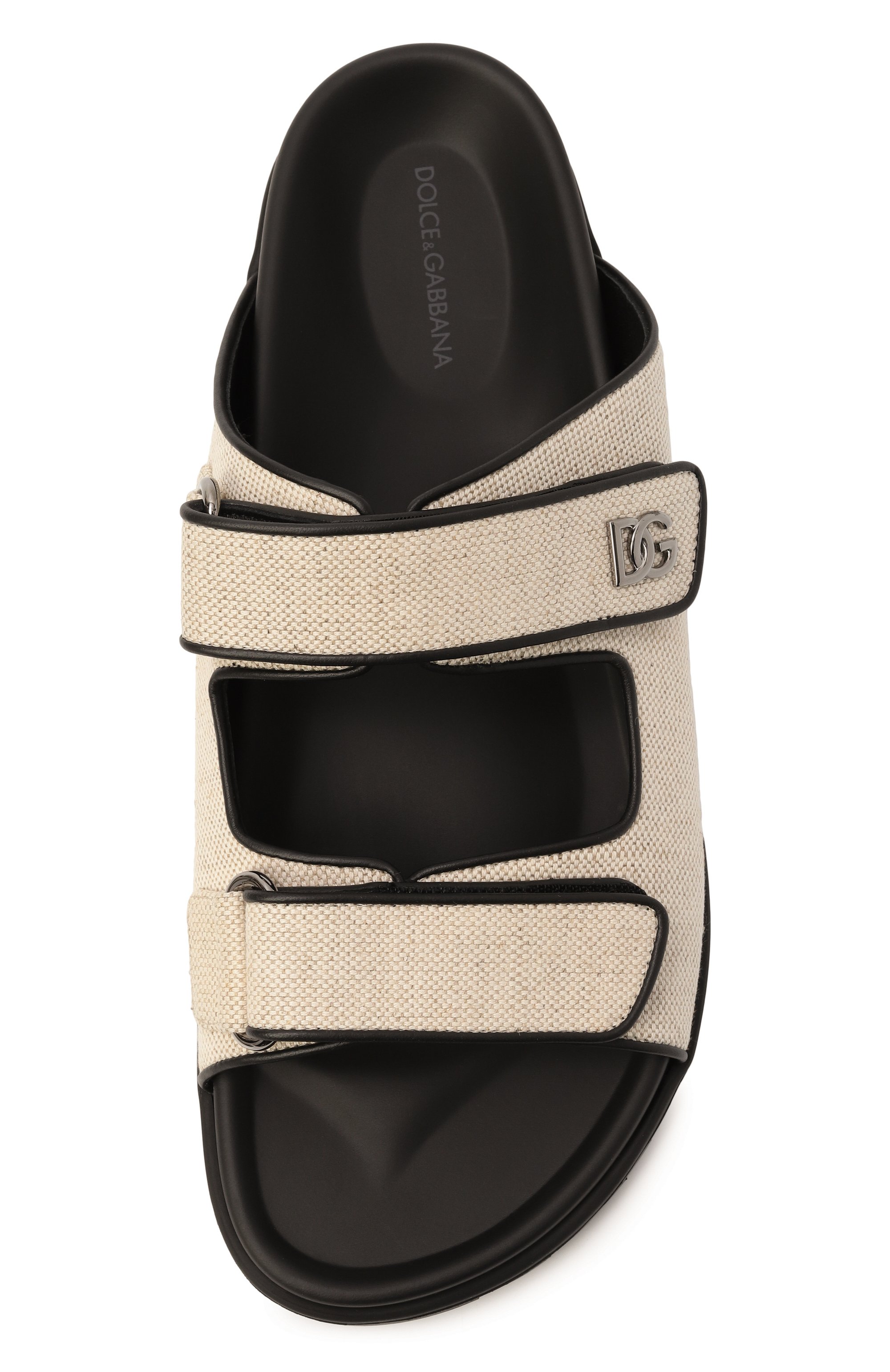 Текстильные шлепанцы DOLCE & GABBANA, арт. A80511/AD504, фото 6