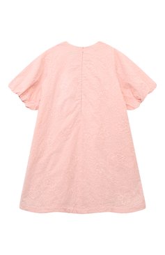 Детское хлопковое платье KENZO светло-розового цвета, арт. K60223/6-12 | Фото 2 (Материал подклада: Хлопок; Рукава: Короткие; Материал внешний: Хлопок; Случай: Повседневный; Девочки Кросс-КТ: Платье-одежда; Автоматизация состава: Проставлено; Автоматизация ТО: Проставлено; Ростовка оде�жда: 8 лет | 128 см, 12 лет | 152 см, 6 лет | 116 см, 10 - 11 лет | 140 - 146см)