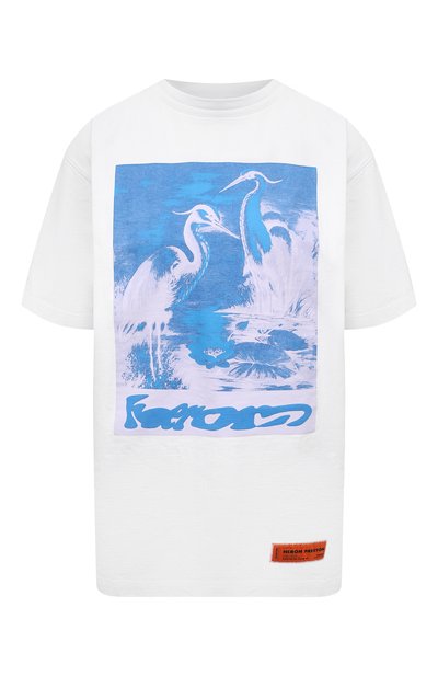 Женская хлопковая футболка HERON PRESTON, арт. HWAA023R21JER0030140