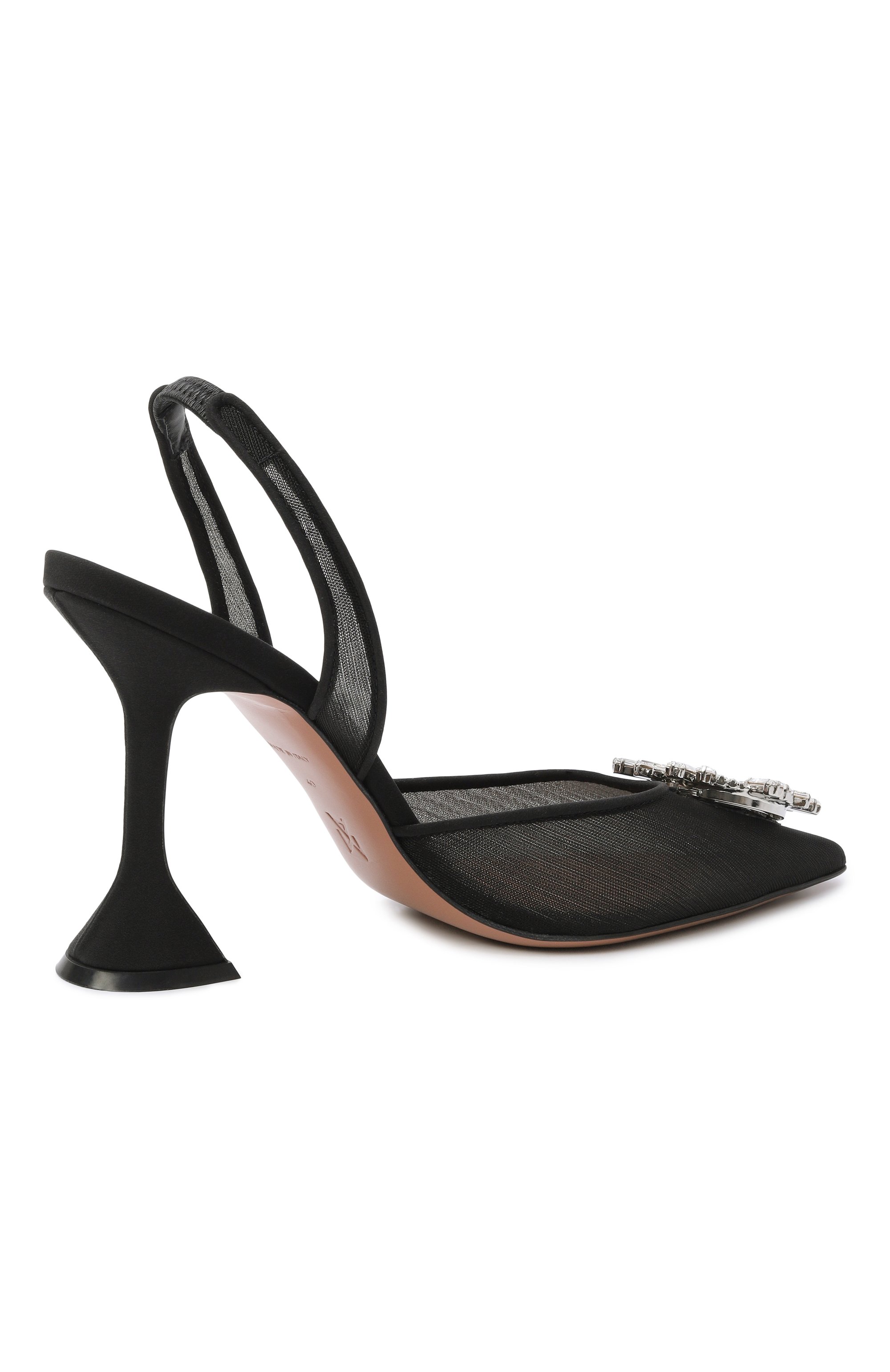 Текстильные туфли begum sling 95 AMINA MUADDI, арт. BEGUM MESH SLING 95/MESH, фото 5