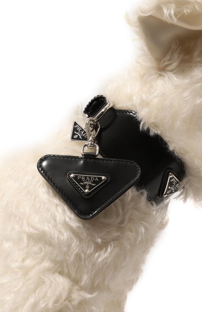 Кожаная бирка PRADA черного цвета по цене 21500 руб., арт. 2YY001-ZO6-F0002, фото 3 Кожаная бирка PRADA, арт. 2YY001-ZO6-F0002, фото 3