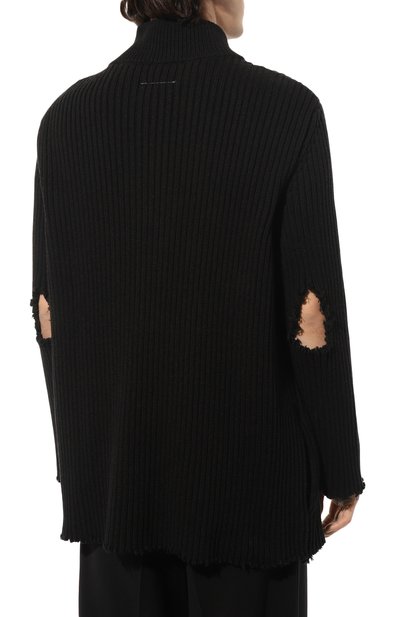 Кардиган из хлопка и шерсти MM6, арт. S52GP0137/S18154, фото 4