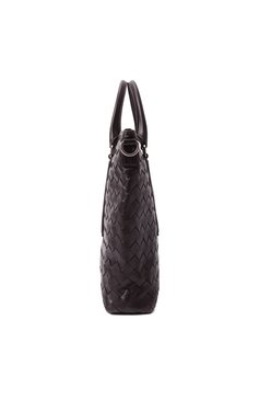 Мужская портфель intrecciato soft BOTTEGA VENETA темно-коричневого цвета, арт. 815784/V2HL1 | Фото 4 (Размер: large; Материал сплава: Проставлено; Драгоценные камни: Проставлено; Ремень/цепочка: На ремешке; Материал: Натуральная кожа; Сумки-технические: Портфели)