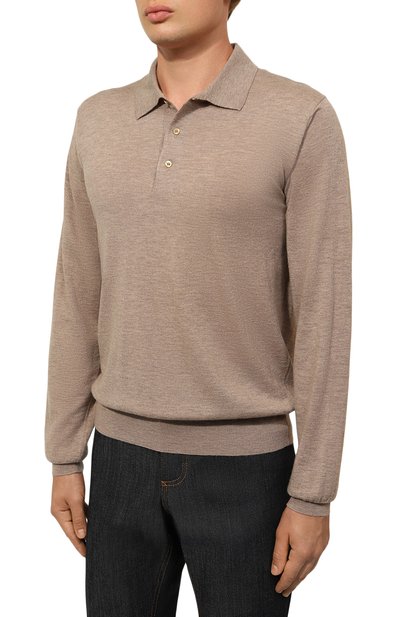 Поло из шерсти и кашемира CORNELIANI, арт. 94M579-9425184, фото 3
