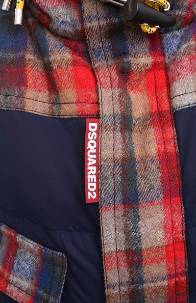 Пуховый жилет DSQUARED2 разноцветного цвета по цене 161500 руб., арт. S72FB0198/S53160, фото 5 Пуховый жилет DSQUARED2, арт. S72FB0198/S53160, фото 5