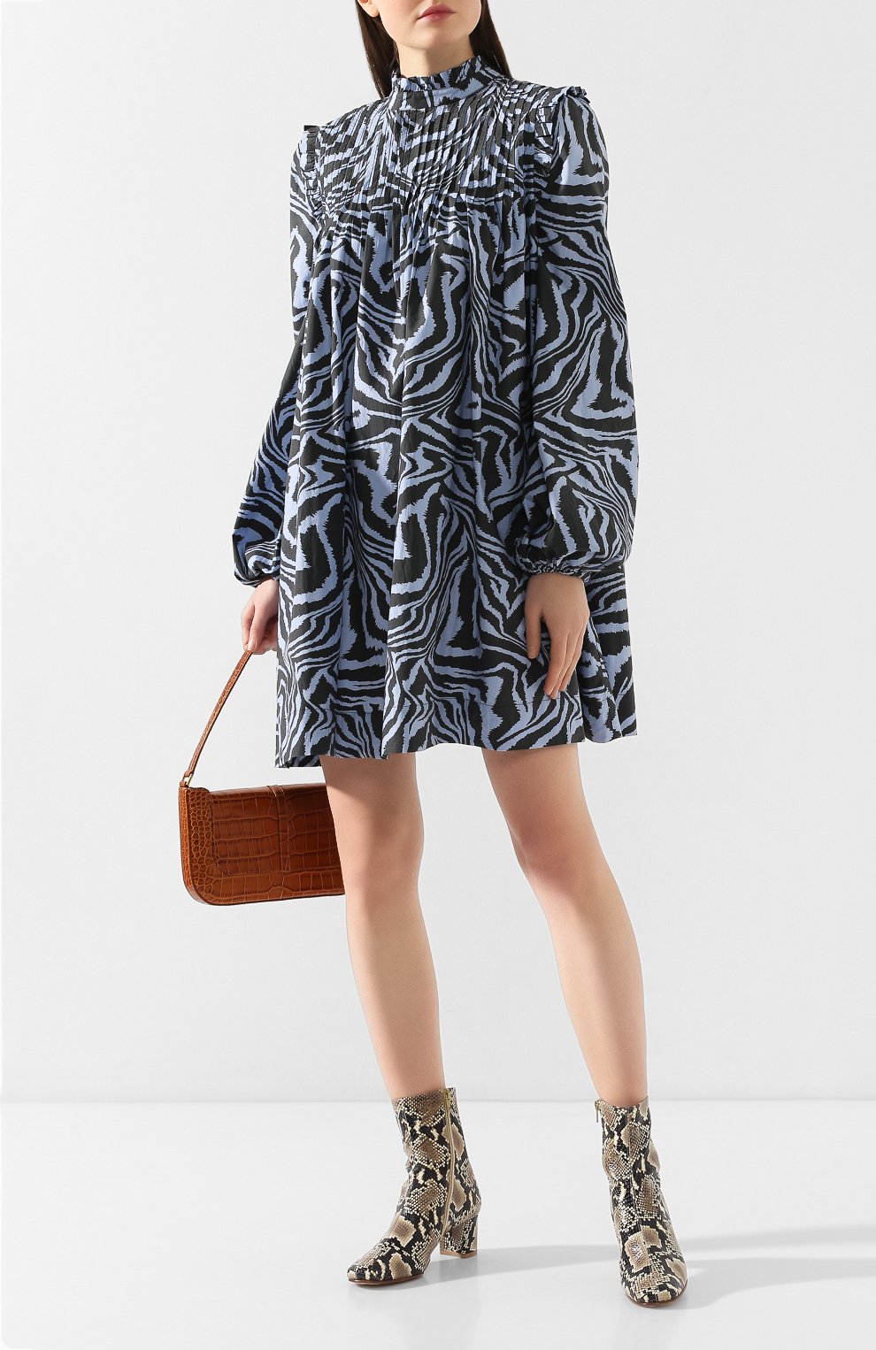 Хлопковое платье GANNI, арт. F4328, фото 2