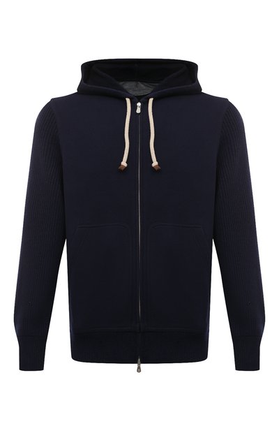 Мужской хлопковая толстовка BRUNELLO CUCINELLI, арт. MTU23B2225