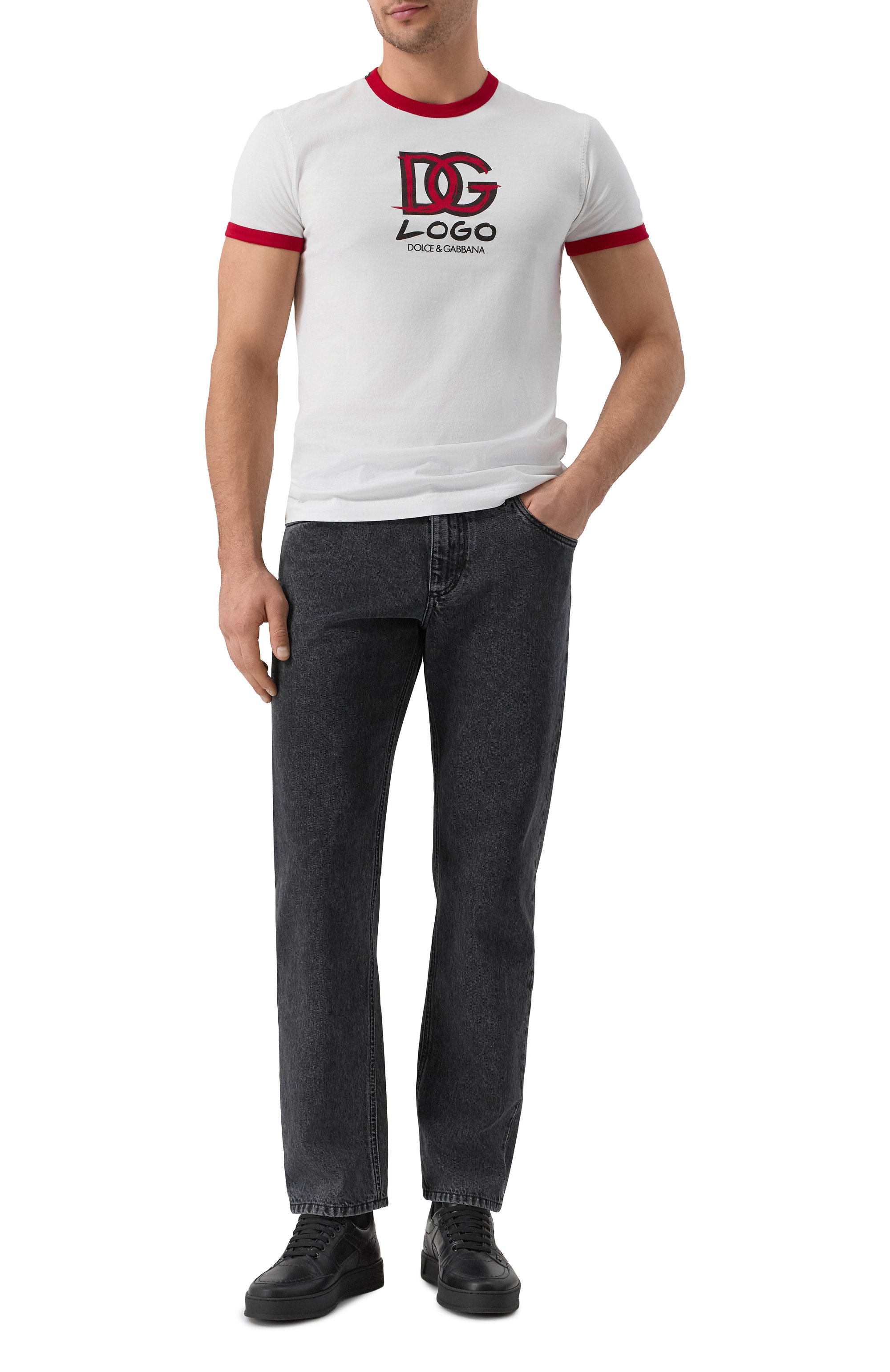 Хлопковая футболка DOLCE & GABBANA, арт. G8PV1T/G704X, фото 2